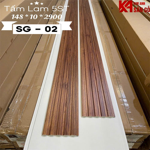 Tấm Ốp Tường Lam 5 Sóng Thấp SG-02